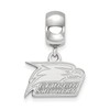 Georgia Southern Extra Small (3/8 Inch) Bead Dangle Charm (Sterling