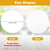 Pure White Round Background, Diameter 2 m Polyester Photography Background,