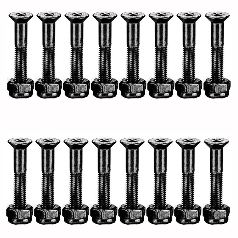 ANCLLO Skateboard Screws Longboard Hardware Kit Skateboard Screws Nuts for