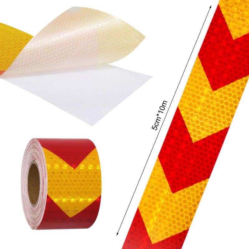 Vxcvzv 1 Roll 2 Inch x 32 Ft Reflective Strips