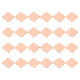 PATIKIL Copper Heatsink Pad Shims, 24 Pcs 20x20x1mm Copper Pad Shim IC Chipset GPU CPU Thermal Heatsink for Cooling Laptop Desktop Computer