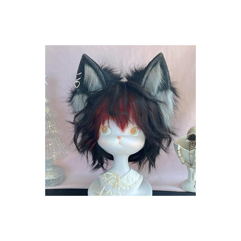 Ekwikzz Cat Cosplay Ears Cat Ears Headbands Clips Accessories Punk