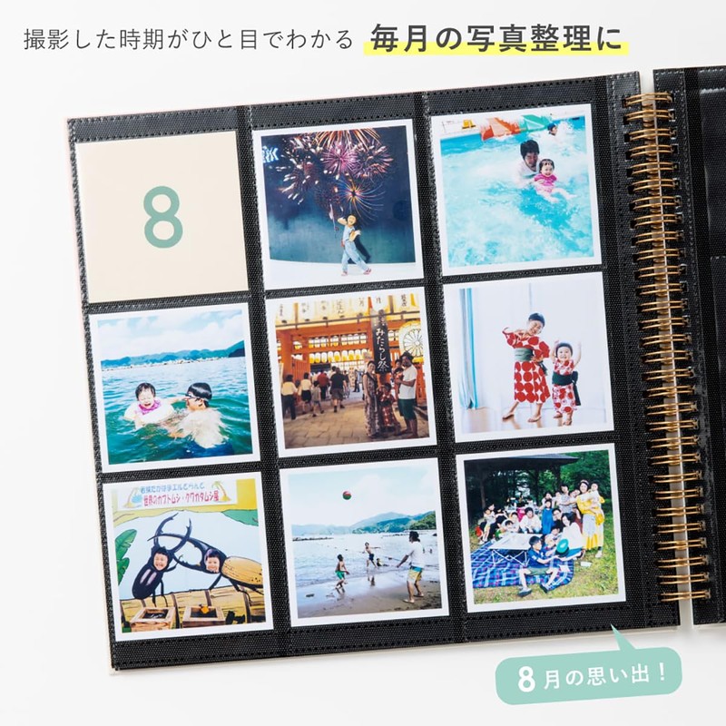 Iroha Publishing Large Album Series Makikaku Photo [Number Deco Card]