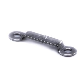 Pack of 2-25mm and 50mm Webbing bridges/footmans loop made from stainless steel (25mm)
