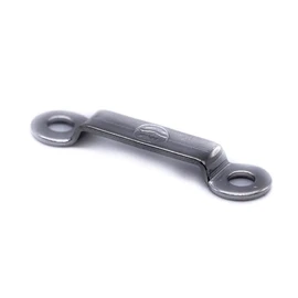 Pack of 2-25mm and 50mm Webbing bridges/footmans loop made from stainless steel (25mm)