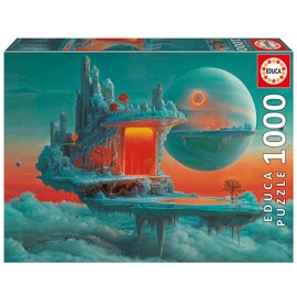 Educa - 1000 Piece Jigsaw Puzzle for Adults | Planet of Fire and Ice Includes Glue Fix Puzzle Size: 68 x 48 cm - Ages 14 Years (20237)