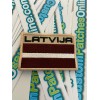 Latvija European Flag Patch hook tactical backing Latvia Military Airsoft