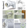 Elbow Wall Mounted Anti Flood 50mm Backwater Check Valve Backflow