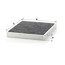 Original MANN-FILTER Interior Filter CUK 2757 – Pollen filter with active charcoal – For passenger cars