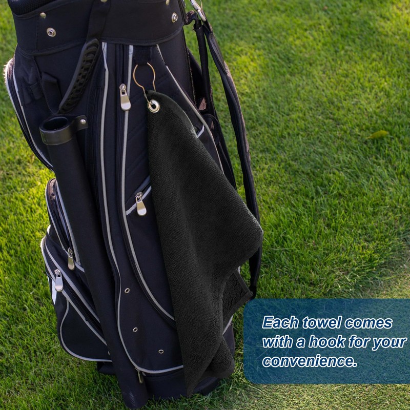 ZOCONE 3 Pack Golf Towel, 30 * 30cm Golf Towels