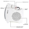 Tayama NEW!!! Tayama Portable Dual Fan Heater with 2 Heat