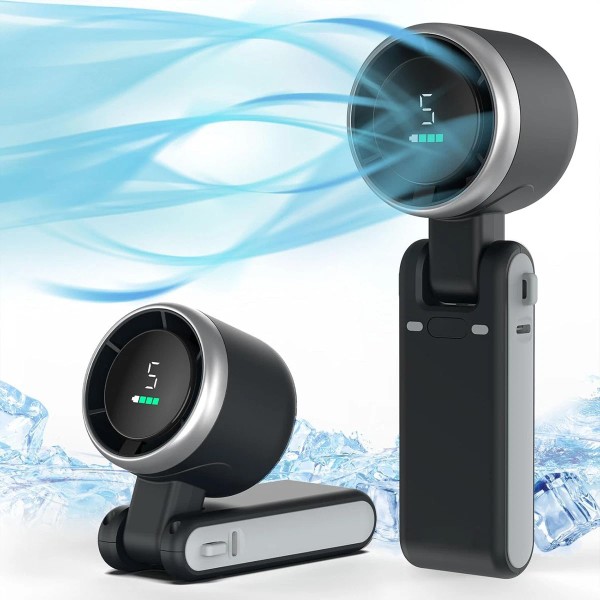 HandFan Mini Portable Handheld Turbo Fan USB Rechargeable Cooling Fan