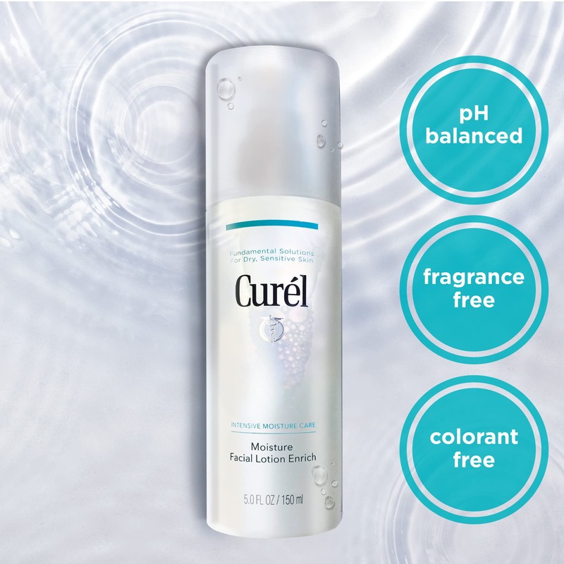 Curel Hydrating Face Toner, Water Essence for Dry, Sensitive Skin