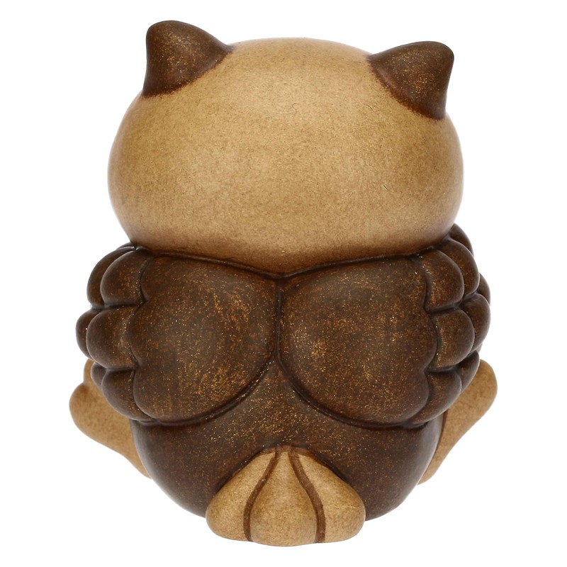 THUN - Mini gufo Lucky portafortuna - ceramica - Collezione