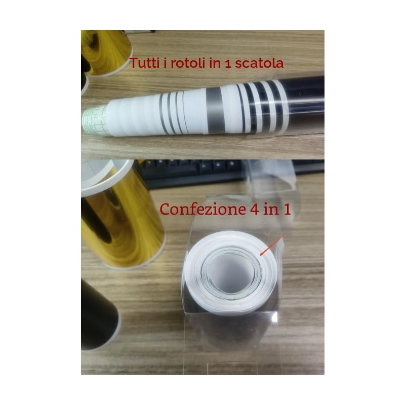 4 rotoli di vinile permanente Smart per Cricut Joy 14x200cm,