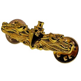 MINI Naval Surface WARFARE Specialist ESWS Badge Hat GOLD Pin Enlisted US NAVY