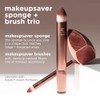 Real Techniques Esponja de maquillaje + pincel Trio