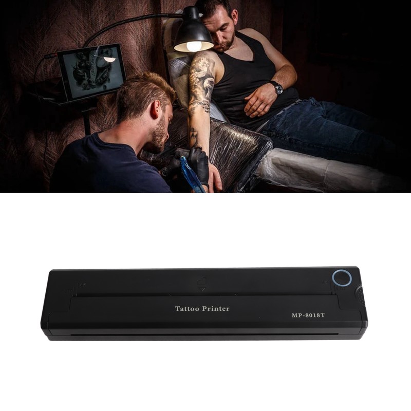 Tattoo Printer Machine Mini 2000mAh Wireless Thermal Tattoo Stencil Printer