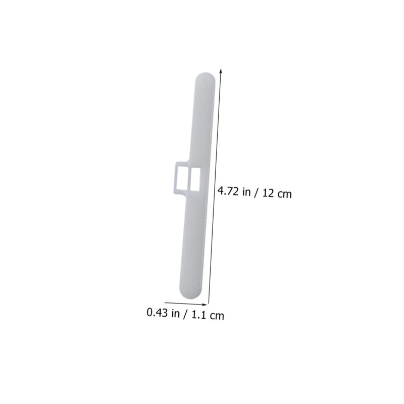 30Pcs Vertical Blind Top Hangers Double Hole Holders for 127Mm