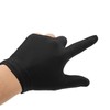 Left Hand Billiard Gloves Polyurethane Fiber Average Size Three Fingers