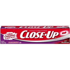 Close-Up Toothpaste, Refreshing Red Gel, Anticavity Fluoride, Cinnamon, 6 Oz (Pack of 6)