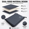 Inflatable Seat Cushion Reversible Extra Large Portable Travel Camping