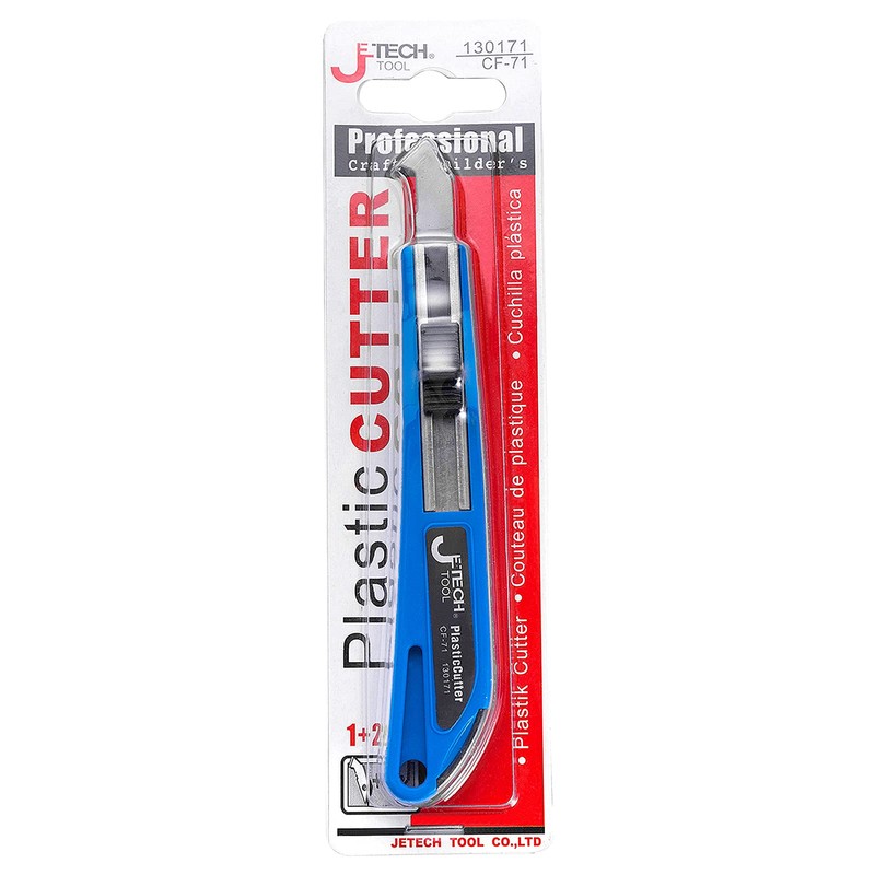 Jetech 45mm Heavy-Duty Utility Knife with Safe Non-Retractable Razor Blade