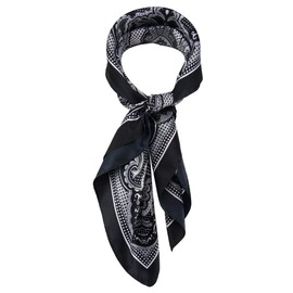 TigerTie Women's Patterned Neckerchief - Scarf Size 60 x 60 cm -