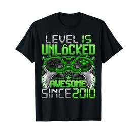 Level 15 Unlocked 15 Year Old Gifts Boys 15th Birthday Boy T-Shirt