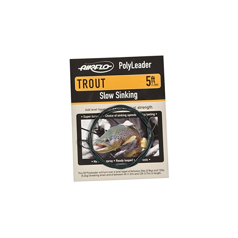 Airflo Trout NEW Fishing Polyleader 5' (5' Super Fast Sink)