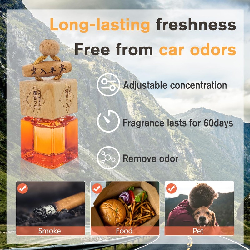 IKEDA Car Air Freshener, Car Fresheners for Men & Women,