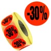 1,000 Promotional Labels / Discount Labels with Imprint -30% |