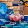 GOMAKERER Approx. 200 Pieces Rhombus English Paper Piecing EPP Set