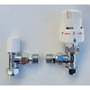 Greened House Trieste Angled White Thermostatic Radiator Valve Bi-Directional/Towel Rail