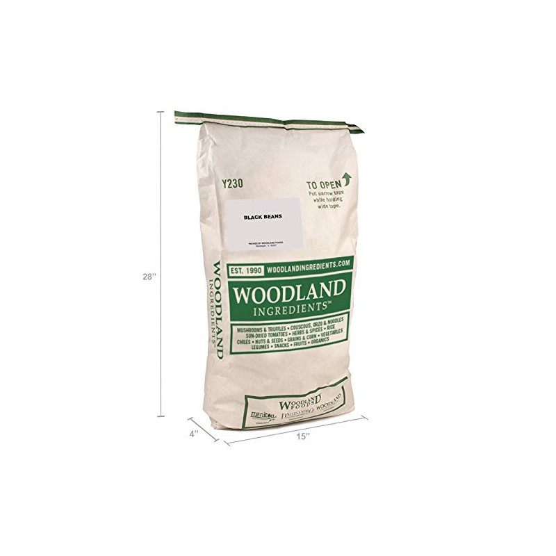 D’allesandro 25 lbs. Dry Black Beans, Certified Kosher & Non-GMO