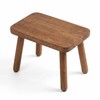 Slirike Solid Wood Step Stool 13.3" - 500lbs Capacity Plant