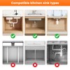 Timboniture Expandable Under Sink Organizers and Storage,Width Adjustable (14.9-23.6IN),No Drill
