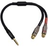 CESS-260 Balanced 4.4mm to RCA Female Jack Headphone Audio Adapter