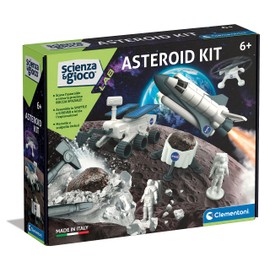 Clementoni - Science Lab Asteroid Science 7 Years, Excavation Kit, Shuttle NASA, Laboratory Experiments, Game Theme Space, Dig and Assemble, Made in Italy, Colour Italian, 19359