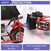 CILOYU Central Long Mini Bike Exhaust Header Pipe with Muffler