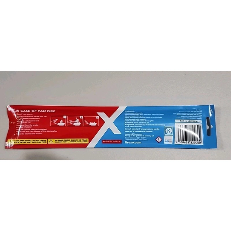 Firexo Lot Of 10 Firexo Cooking Pan Fire Extinguisher Sachets