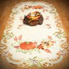 Quinnyshop Pumpkin and Sunflower Embroidery Table Runner 45 x 110