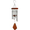 Nature's Melody PG18SV 18-Inch Premiere Grande Wind Chime - Silver