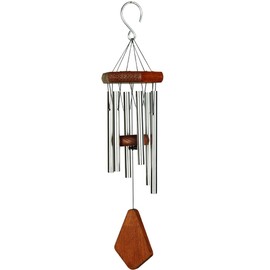 Nature's Melody PG18SV 18-Inch Premiere Grande Wind Chime - Silver
