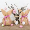 Logbook Publishing Easter Bunny Bags Cross Bottom Bag with Eyes