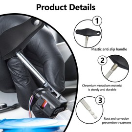 Kenmohuo Damage-Free Extractor Connectors Tool, T-Shape Wiring Electrical Connector Removal Puller Tool, 2025 Auto Repair Tools, Car Terminal Removal Tool