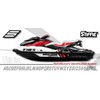STIFFIE Whip-One Orange 3" Alpha-Numeric Registration Identification Numbers Stickers Decals