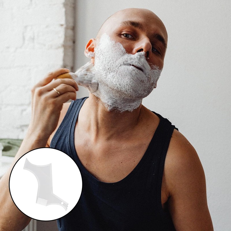Beard Shaping Tool - Transparent Beard Comb Beard Styling Template