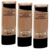 3 x Max Factor Lasting Performance Touch Proof Foundation 35
