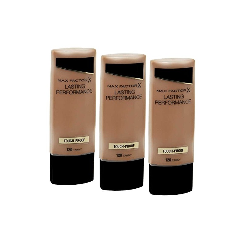 3 x Max Factor Lasting Performance Touch Proof Foundation 35